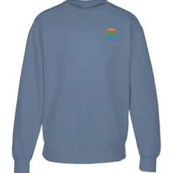 Comfort Colors Garment-Dyed Crew Sweatshirt - Embroidered
