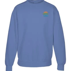 Comfort Colors Garment-Dyed Crew Sweatshirt - Embroidered