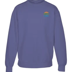 Comfort Colors Garment-Dyed Crew Sweatshirt - Embroidered