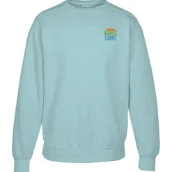Comfort Colors Garment-Dyed Crew Sweatshirt - Embroidered