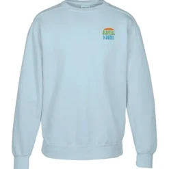 Comfort Colors Garment-Dyed Crew Sweatshirt - Embroidered
