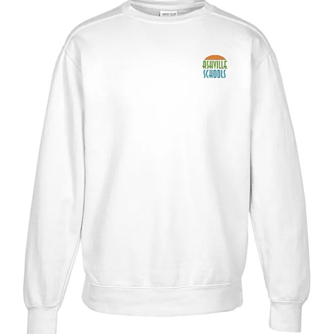 Comfort Colors Garment-Dyed Crew Sweatshirt - Embroidered