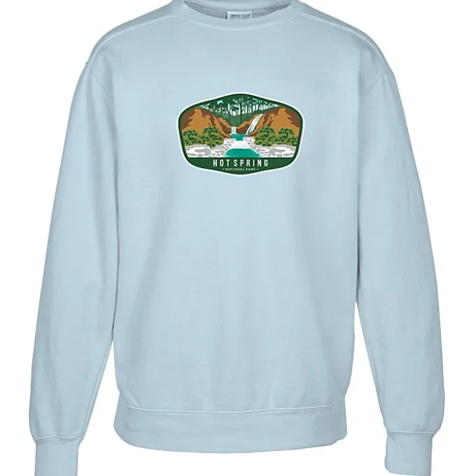 Comfort Colors Garment-Dyed Crew Sweatshirt - Full Color