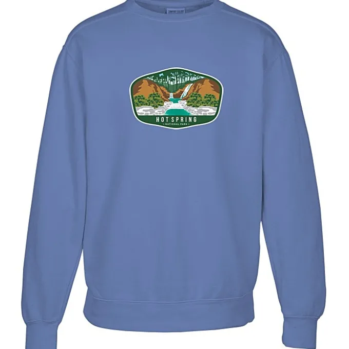 Comfort Colors Garment-Dyed Crew Sweatshirt - Full Color