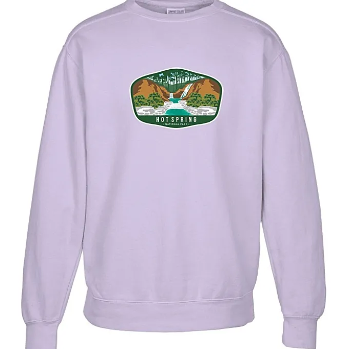 Comfort Colors Garment-Dyed Crew Sweatshirt - Full Color