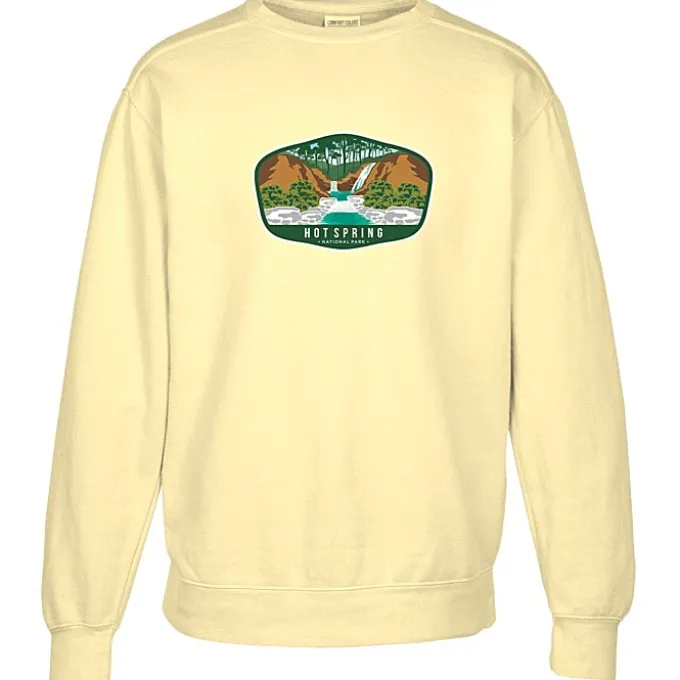 Comfort Colors Garment-Dyed Crew Sweatshirt - Full Color