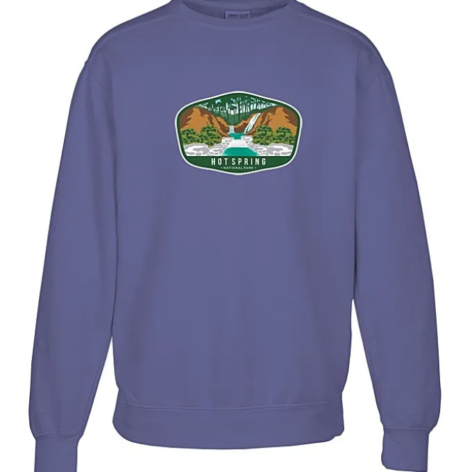 Comfort Colors Garment-Dyed Crew Sweatshirt - Full Color