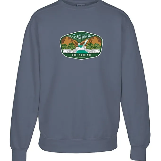 Comfort Colors Garment-Dyed Crew Sweatshirt - Full Color