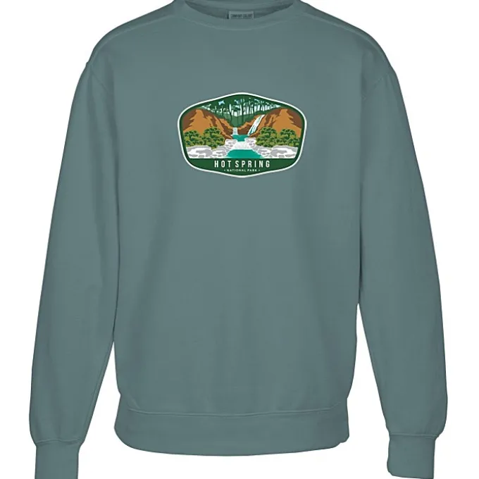 Comfort Colors Garment-Dyed Crew Sweatshirt - Full Color