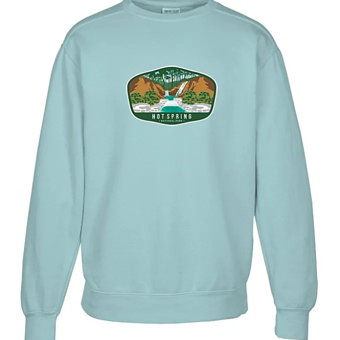 Comfort Colors Garment-Dyed Crew Sweatshirt - Full Color