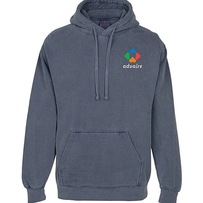 Comfort Colors Garment-Dyed Hoodie - Embroidered