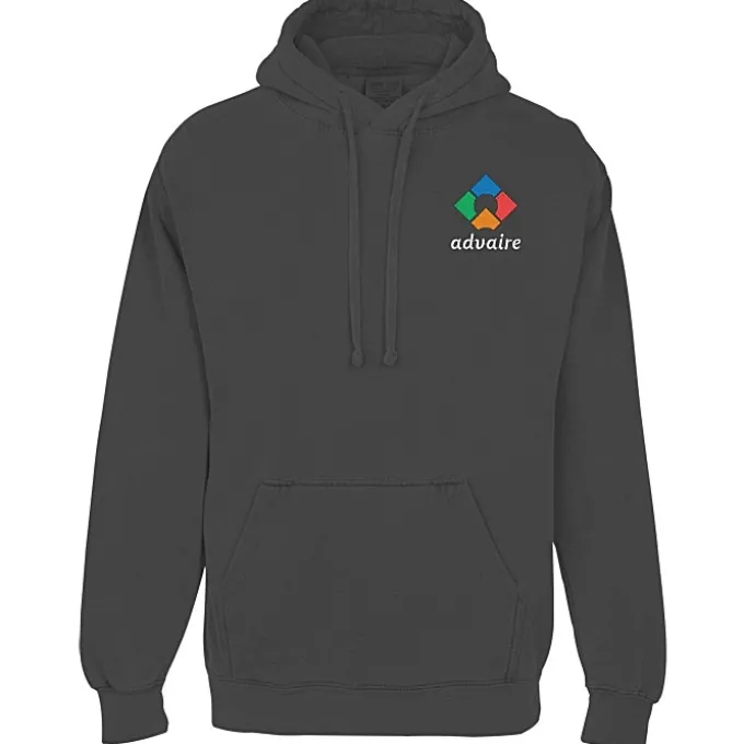 Comfort Colors Garment-Dyed Hoodie - Embroidered