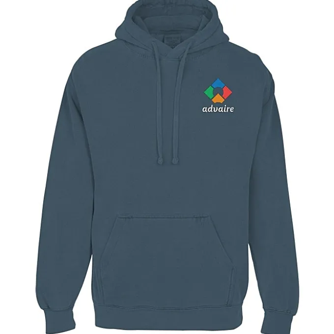 Comfort Colors Garment-Dyed Hoodie - Embroidered