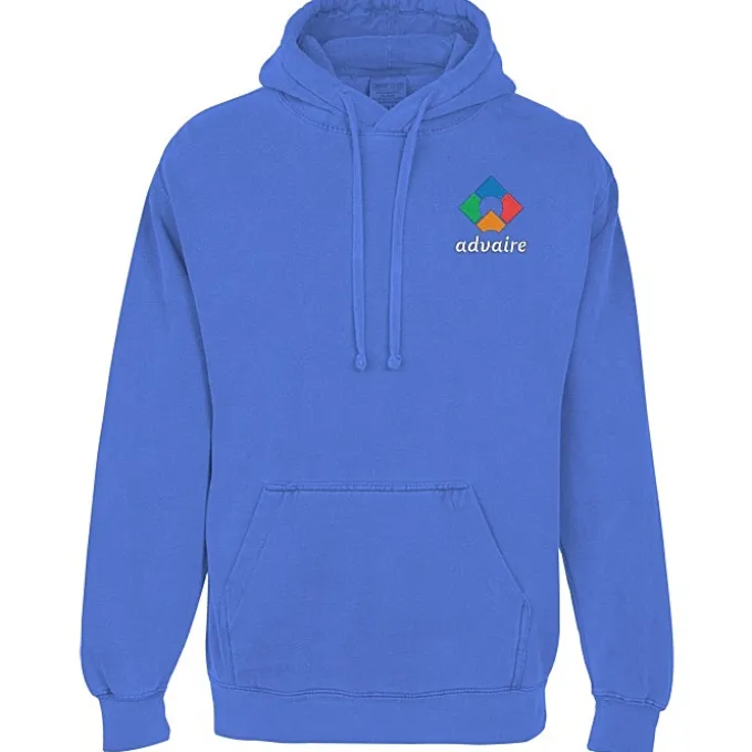 Comfort Colors Garment-Dyed Hoodie - Embroidered