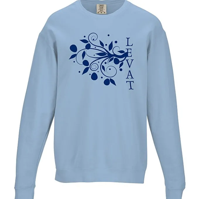 Comfort Colors Garment-Dyed Lightweight Cotton Fleece Crewneck Sweatshirt