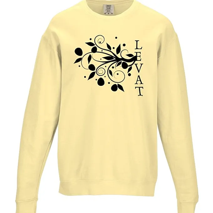 Comfort Colors Garment-Dyed Lightweight Cotton Fleece Crewneck Sweatshirt