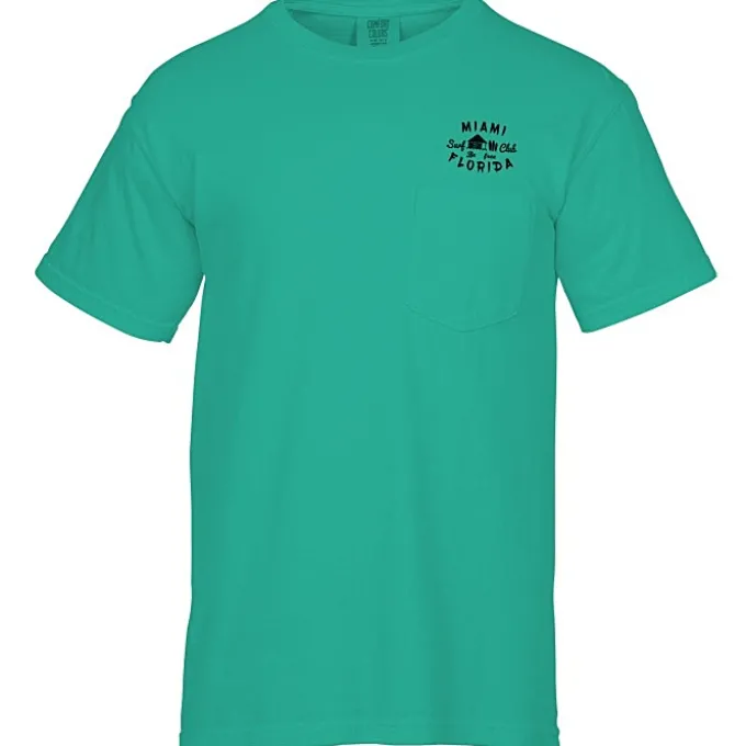 Comfort Colors Garment-Dyed 6.1-oz Pocket T-Shirt - Screen