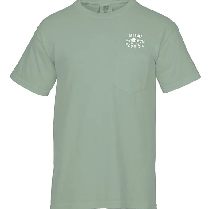 Comfort Colors Garment-Dyed 6.1-oz Pocket T-Shirt - Screen