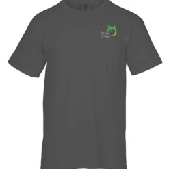 Comfort Colors Garment-Dyed 6.1-oz Pocket T-Shirt - Embroidered