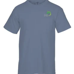 Comfort Colors Garment-Dyed 6.1-oz Pocket T-Shirt - Embroidered