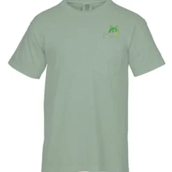 Comfort Colors Garment-Dyed 6.1-oz Pocket T-Shirt - Embroidered