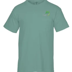 Comfort Colors Garment-Dyed 6.1-oz Pocket T-Shirt - Embroidered
