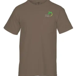 Comfort Colors Garment-Dyed 6.1-oz Pocket T-Shirt - Embroidered
