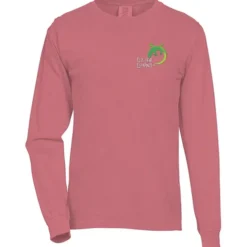 Comfort Colors Garment-Dyed 6.1-oz LS T-Shirt - Embroidered