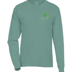 Comfort Colors Garment-Dyed 6.1-oz LS T-Shirt - Embroidered