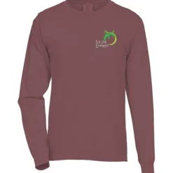 Comfort Colors Garment-Dyed 6.1-oz LS T-Shirt - Embroidered