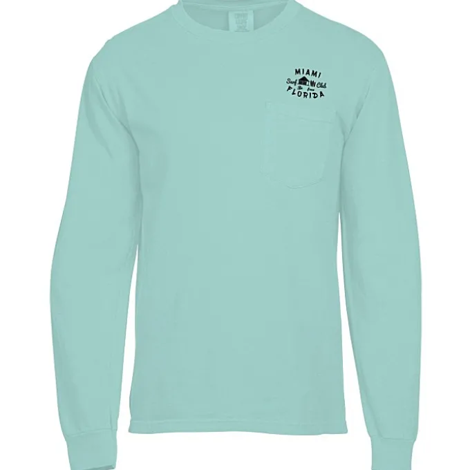 Comfort Colors Garment-Dyed 6.1-oz LS Pocket T-Shirt - Screen