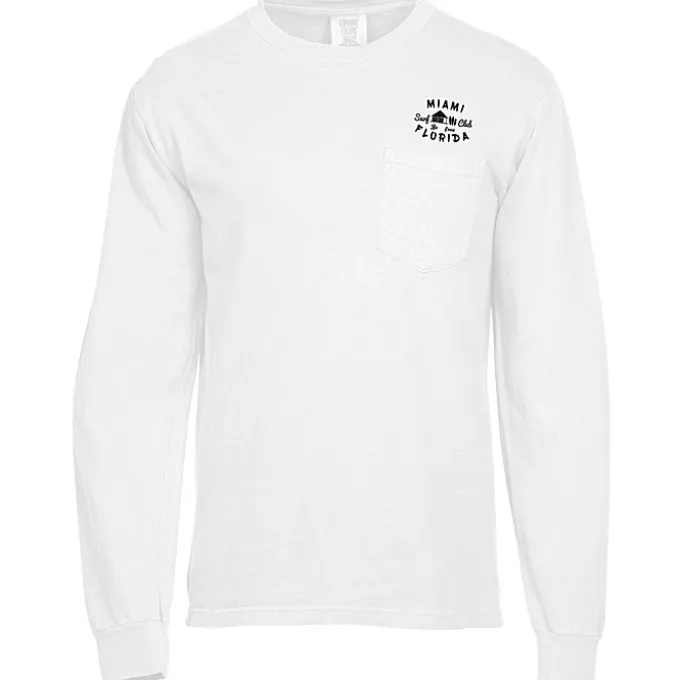 Comfort Colors Garment-Dyed 6.1-oz LS Pocket T-Shirt - Screen