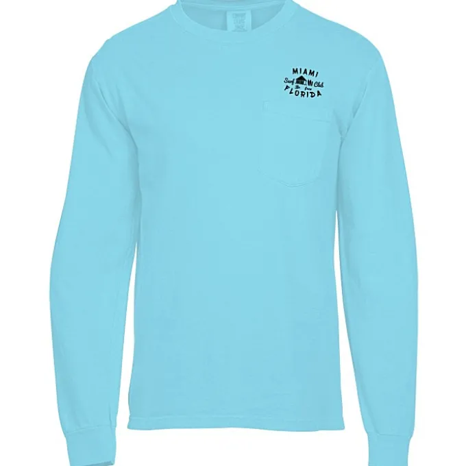 Comfort Colors Garment-Dyed 6.1-oz LS Pocket T-Shirt - Screen
