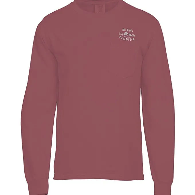 Comfort Colors Garment-Dyed 6.1-oz LS Pocket T-Shirt - Screen