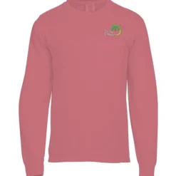 Comfort Colors Garment-Dyed 6.1-oz LS Pocket T-Shirt - Embroidered