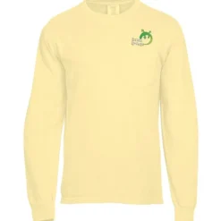 Comfort Colors Garment-Dyed 6.1-oz LS Pocket T-Shirt - Embroidered