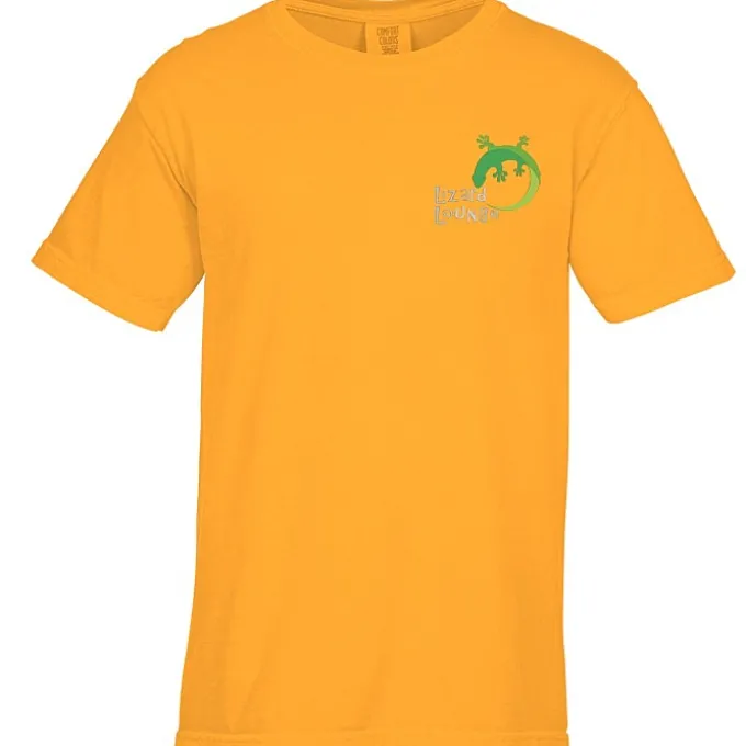 Comfort Colors Garment-Dyed 6.1-oz T-Shirt - Embroidered
