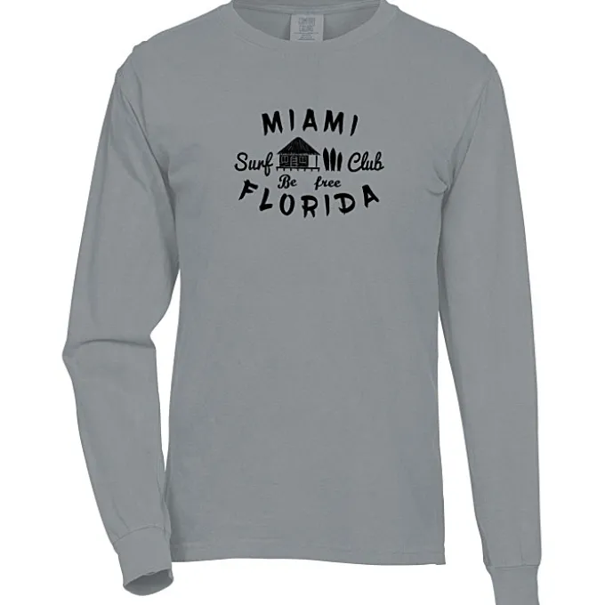 Comfort Colors Garment-Dyed 6.1-oz LS T-Shirt - Screen