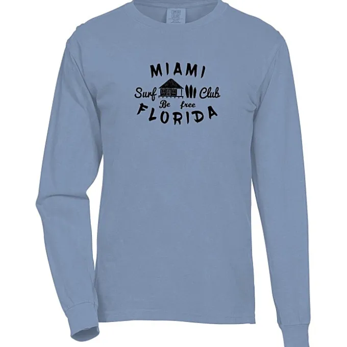 Comfort Colors Garment-Dyed 6.1-oz LS T-Shirt - Screen