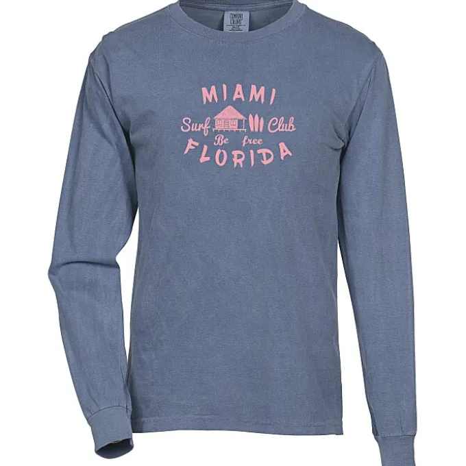 Comfort Colors Garment-Dyed 6.1-oz LS T-Shirt - Screen