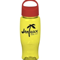 Comfort Grip Bottle with Oval Crest Lid - 27 oz.