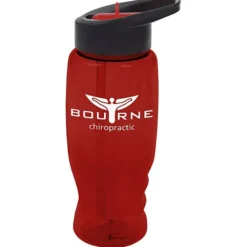 Comfort Grip Bottle with Two-Tone Flip Straw Lid - 27 oz.