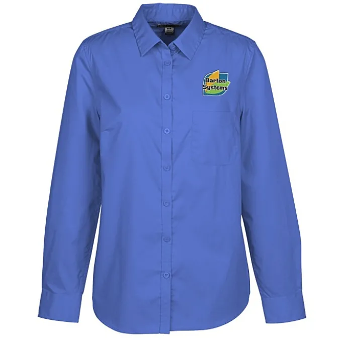 Comfort Stretch Poplin Shirt - Ladies'
