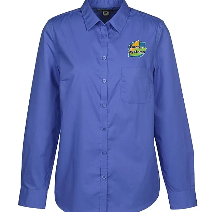 Comfort Stretch Poplin Shirt - Ladies'