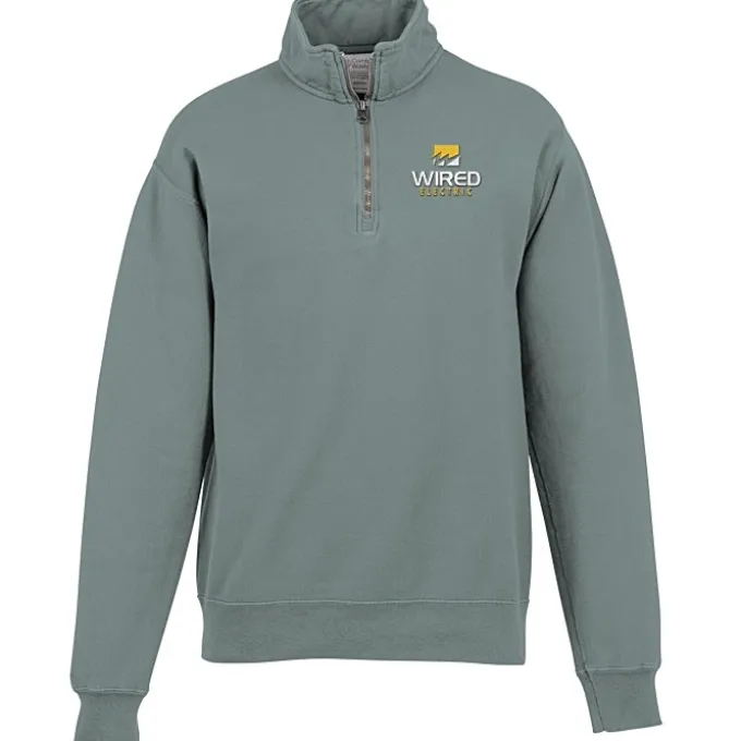 ComfortWash Fleece 1/4-Zip Pullover - Embroidered