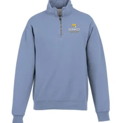 ComfortWash Fleece 1/4-Zip Pullover - Embroidered