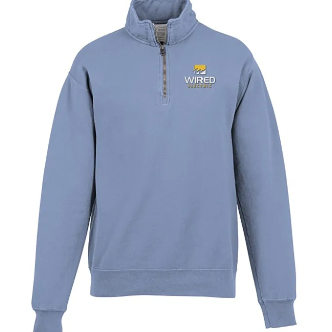 ComfortWash Fleece 1/4-Zip Pullover - Embroidered