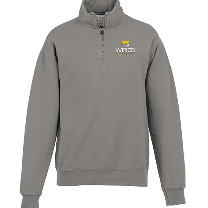 ComfortWash Fleece 1/4-Zip Pullover - Embroidered