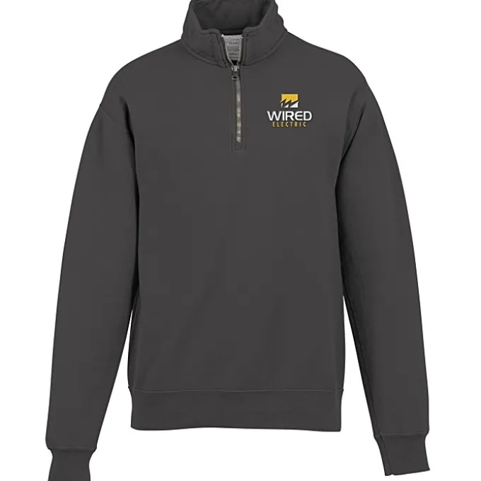 ComfortWash Fleece 1/4-Zip Pullover - Embroidered