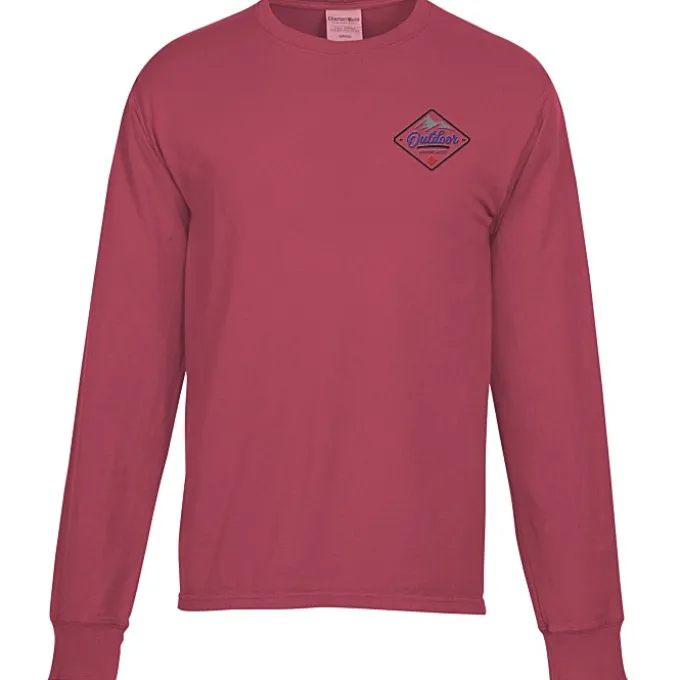 ComfortWash Garment-Dyed LS Tee - Embroidered